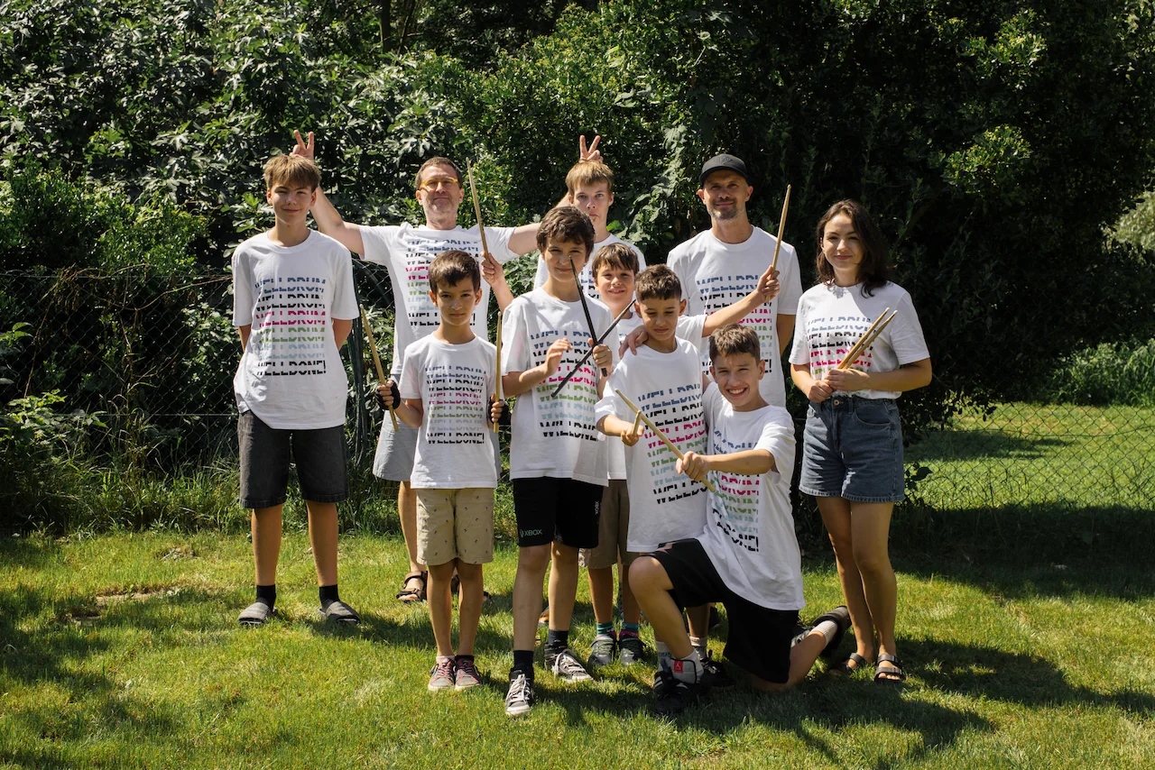 Detský bubenícky camp WELLDRUM 2025 — fotografia 11
