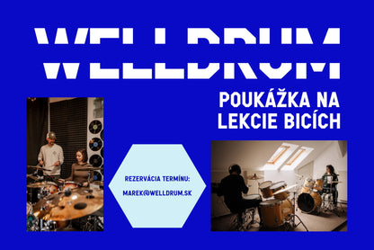 Poukážka na lekcie bicích